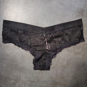 Victoria's Secret Very Sexy Cheeky Black Lace Panties, Women’s Size Medium, NWT!